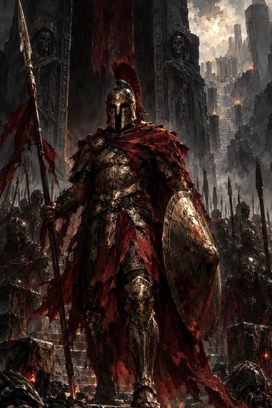 Hell camp commander illustration
