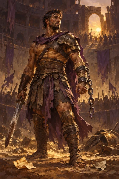 The Unshackler, Antiquity camp commander illustration